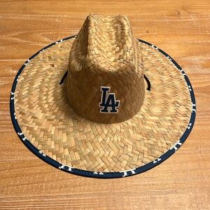 Dodgers Straw Beach Hat